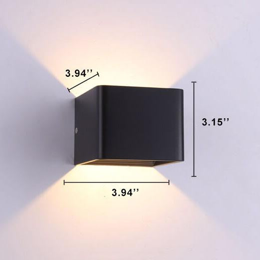Moderna Mini Vägglampa Fyrkantig 2