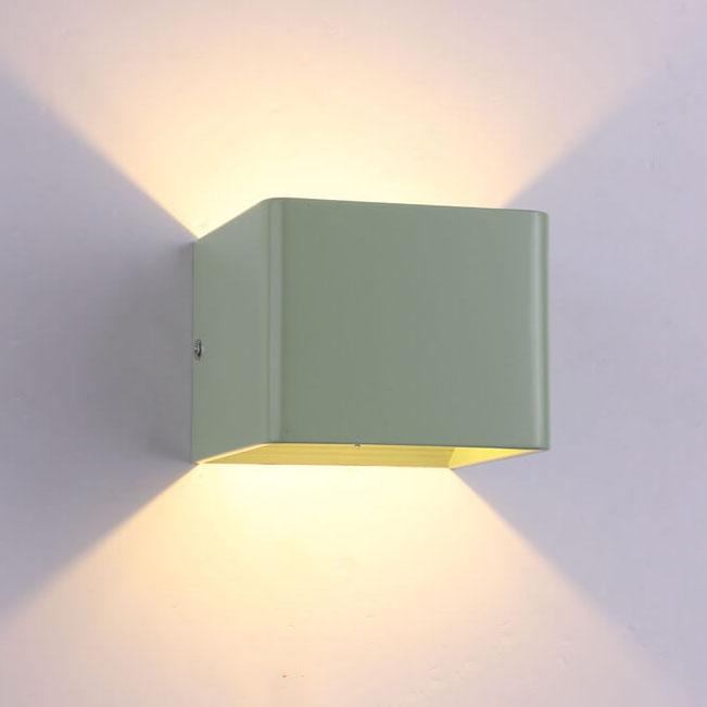 Moderna Mini Vägglampa Fyrkantig 4