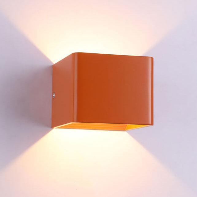 Moderna Mini Vägglampa Fyrkantig 5