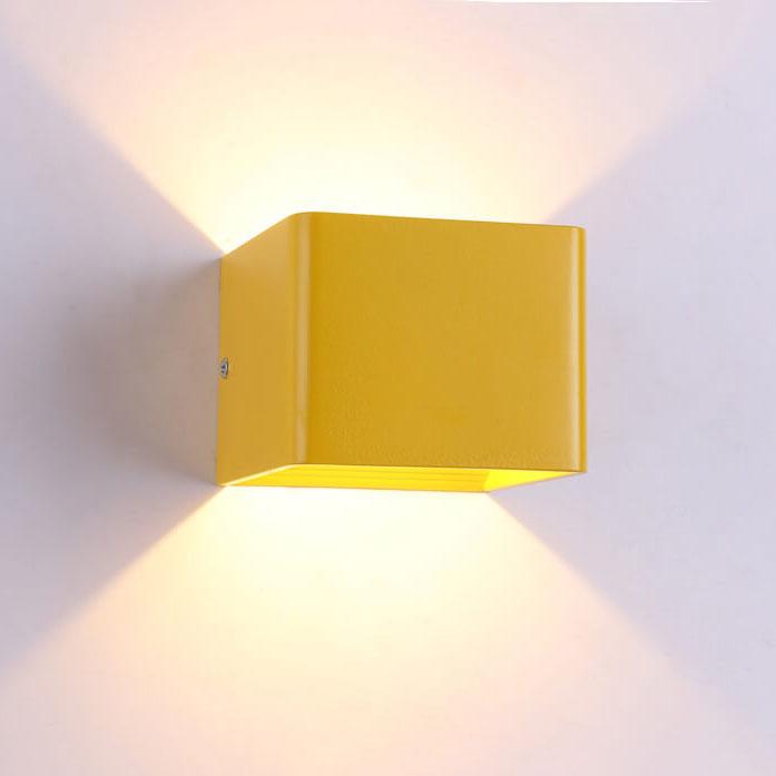 Moderna Mini Vägglampa Fyrkantig 6