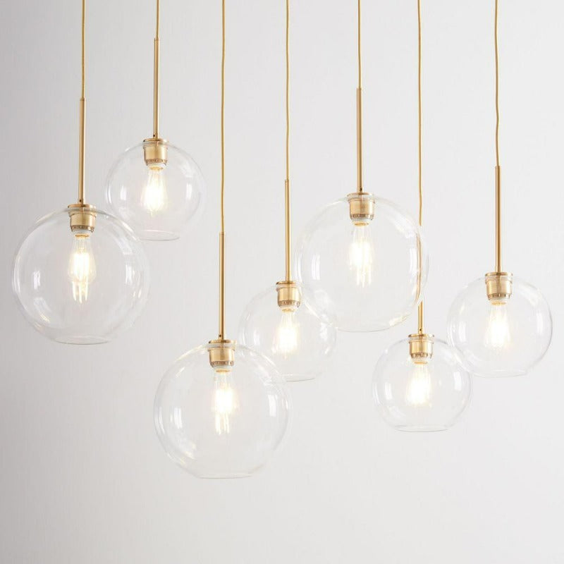 Moderna Taklampor med Glasklot 3