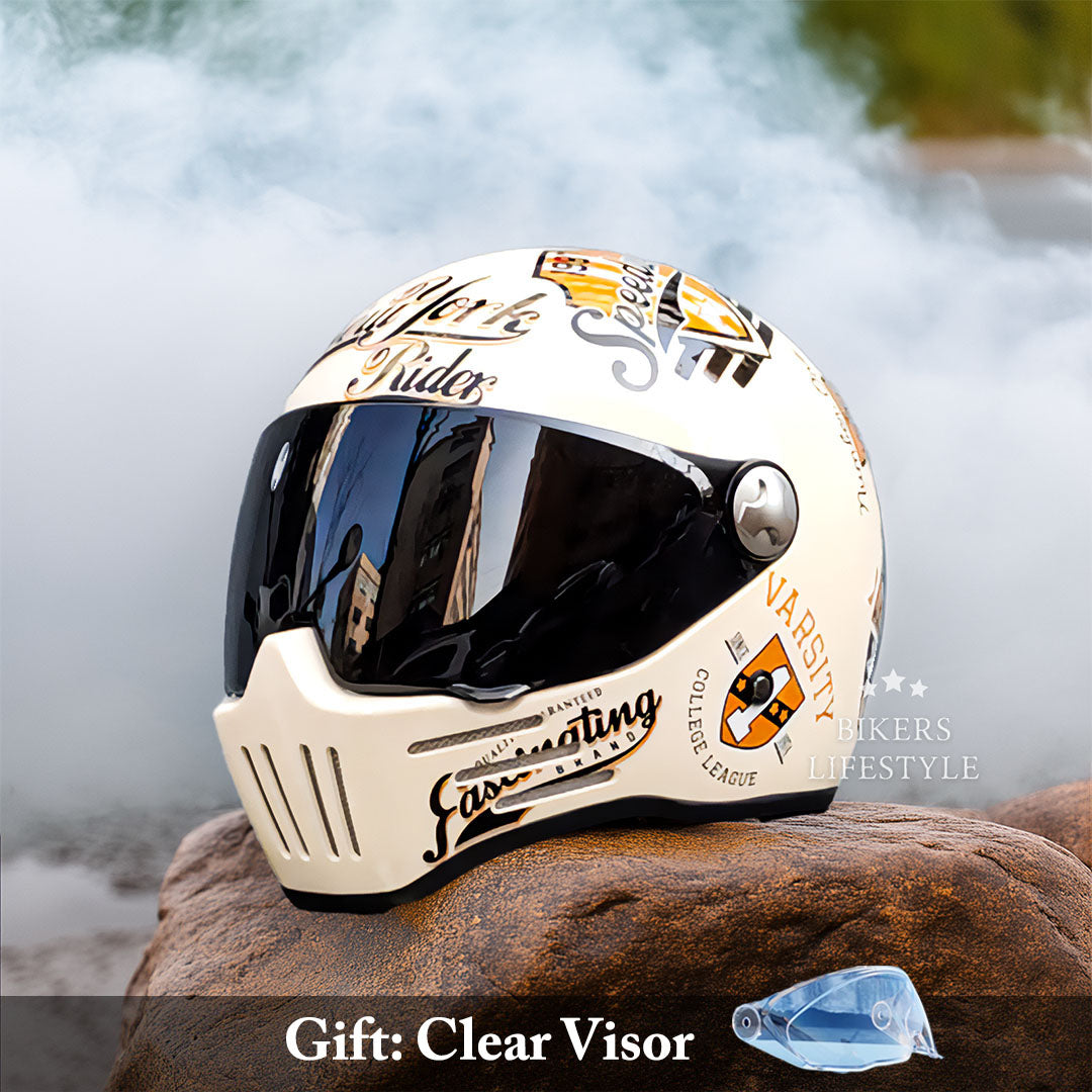 Motorcykelhjälm Grand Tour Full Face 7