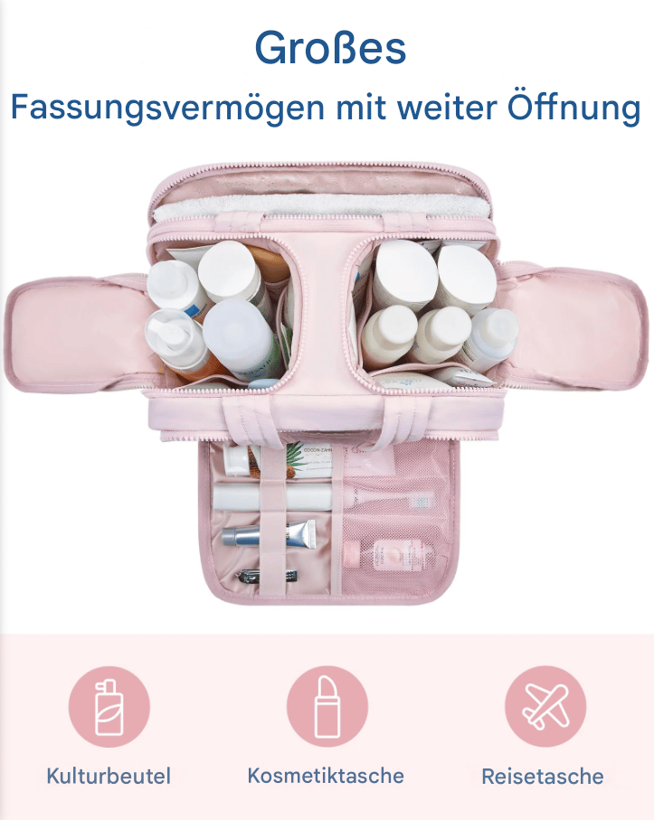 Multifunctional Toiletry Bag 4-in-1 Stylish Travel Organizer 3