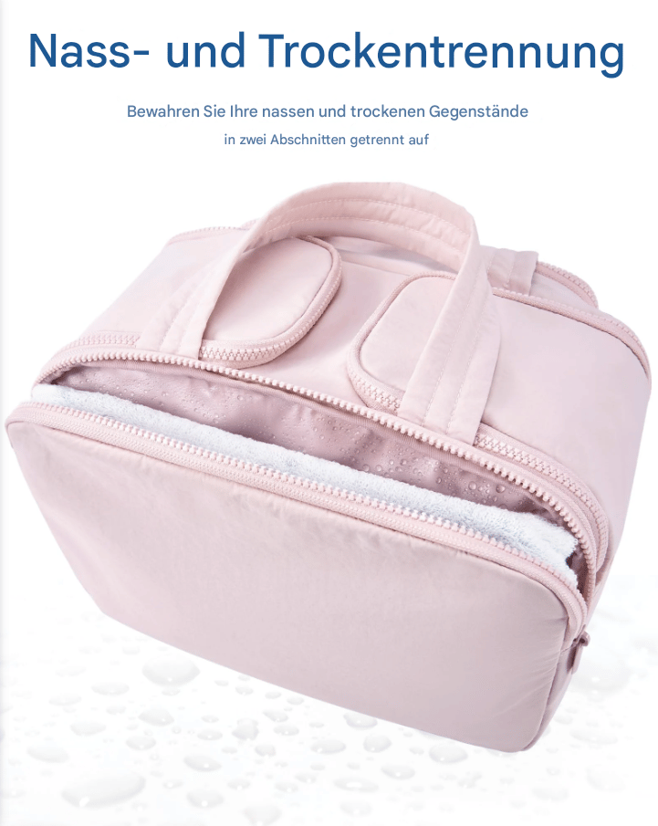 Multifunctional Toiletry Bag 4-in-1 Stylish Travel Organizer 6