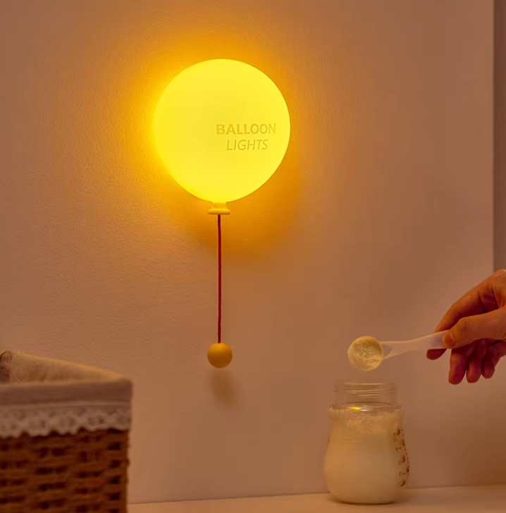 Nattlampa Ballong Med Mjuk Glöd 2