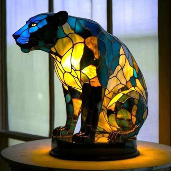 Nattlampa Barn LED Djurstaty Hundraser Dekoration 2