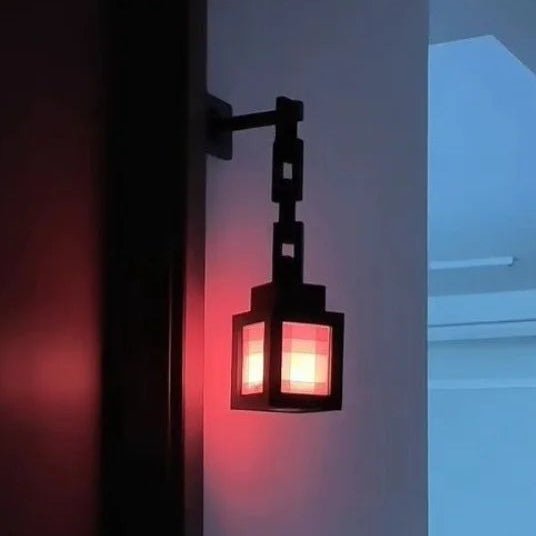 Nattlampa LED Pixeldesign Retro Spelstil Uppladdningsbar 0