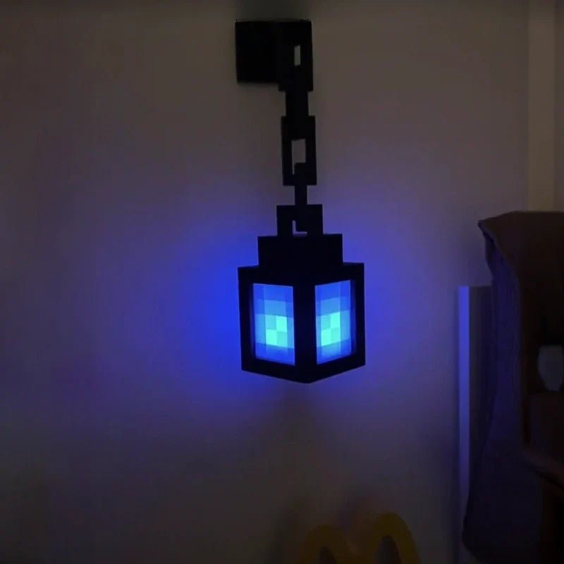 Nattlampa LED Pixeldesign Retro Spelstil Uppladdningsbar 5
