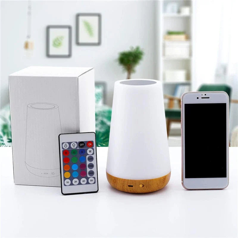 Nattlampa Med Touchsensor Modern Design För Hemmet 2