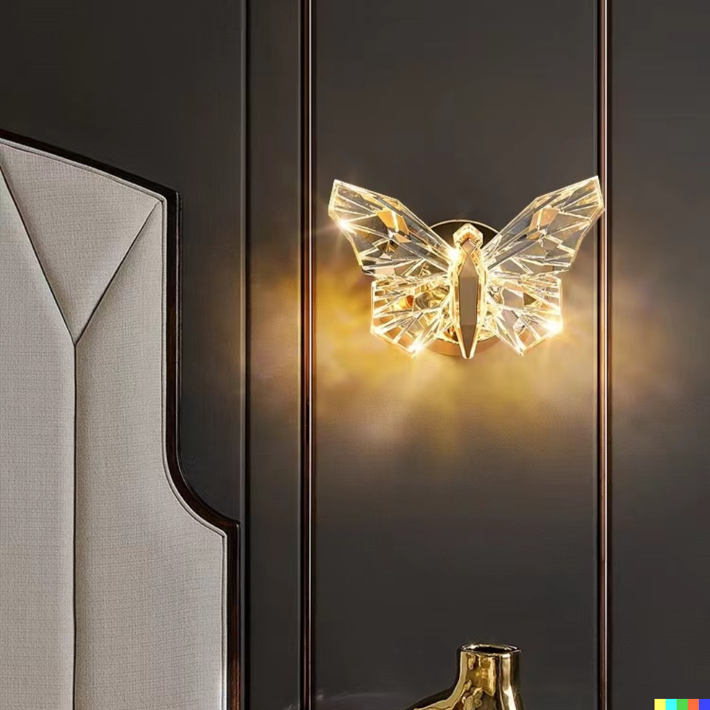 Nordic Butterfly LED Vägglampa för Hemmet 1