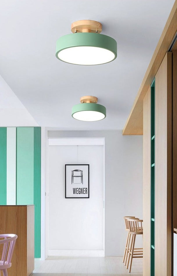 Nordisk LED-taklampa Färgglad Triangel 4