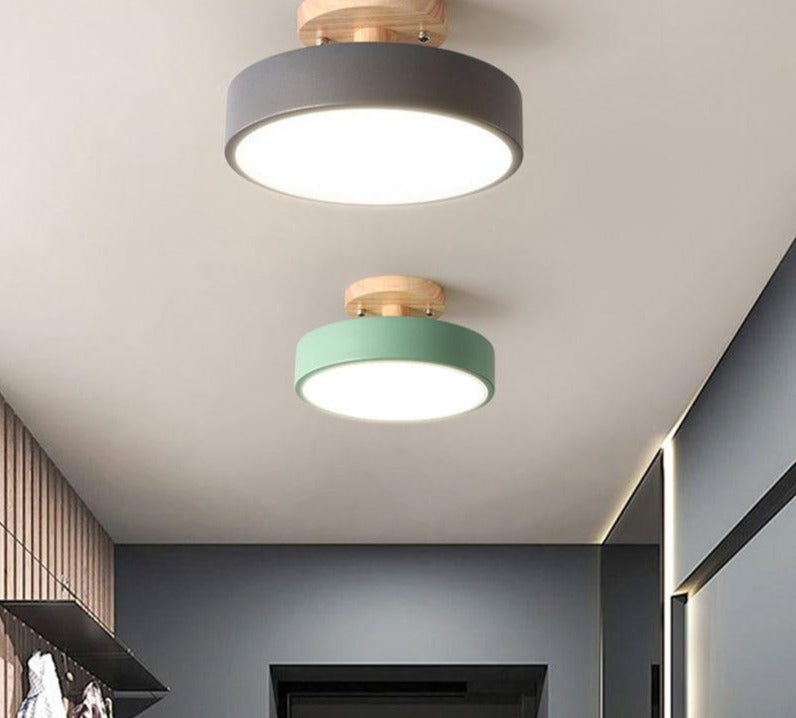 Nordisk LED-taklampa Färgglad Triangel 7