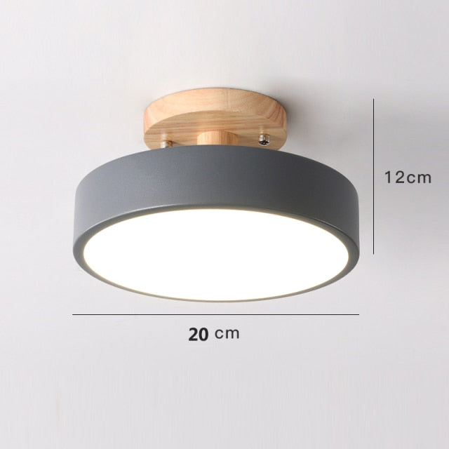 Nordisk LED-taklampa Färgglad Triangel 9