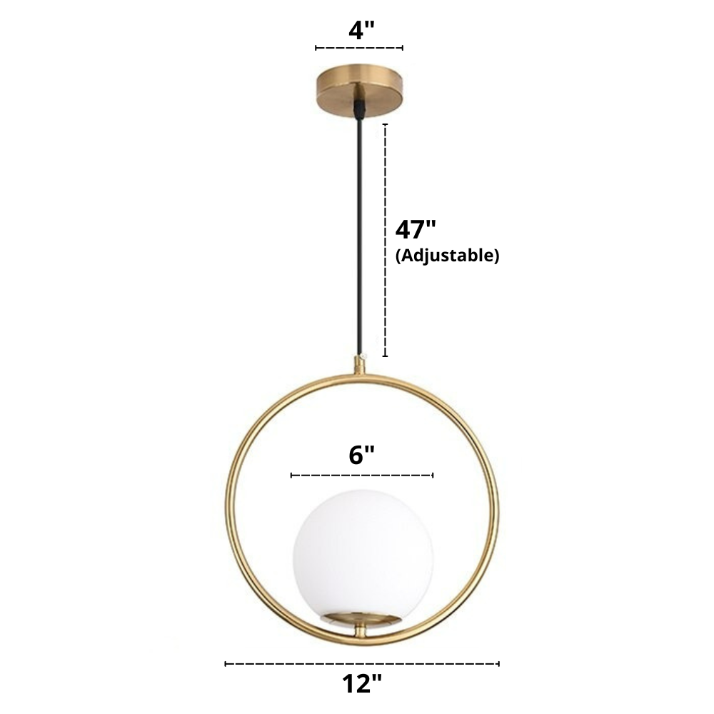 Nordisk Pendellampa i Glas 11