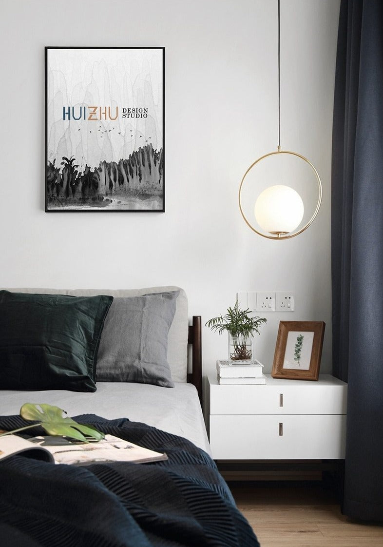 Nordisk Pendellampa i Glas 7