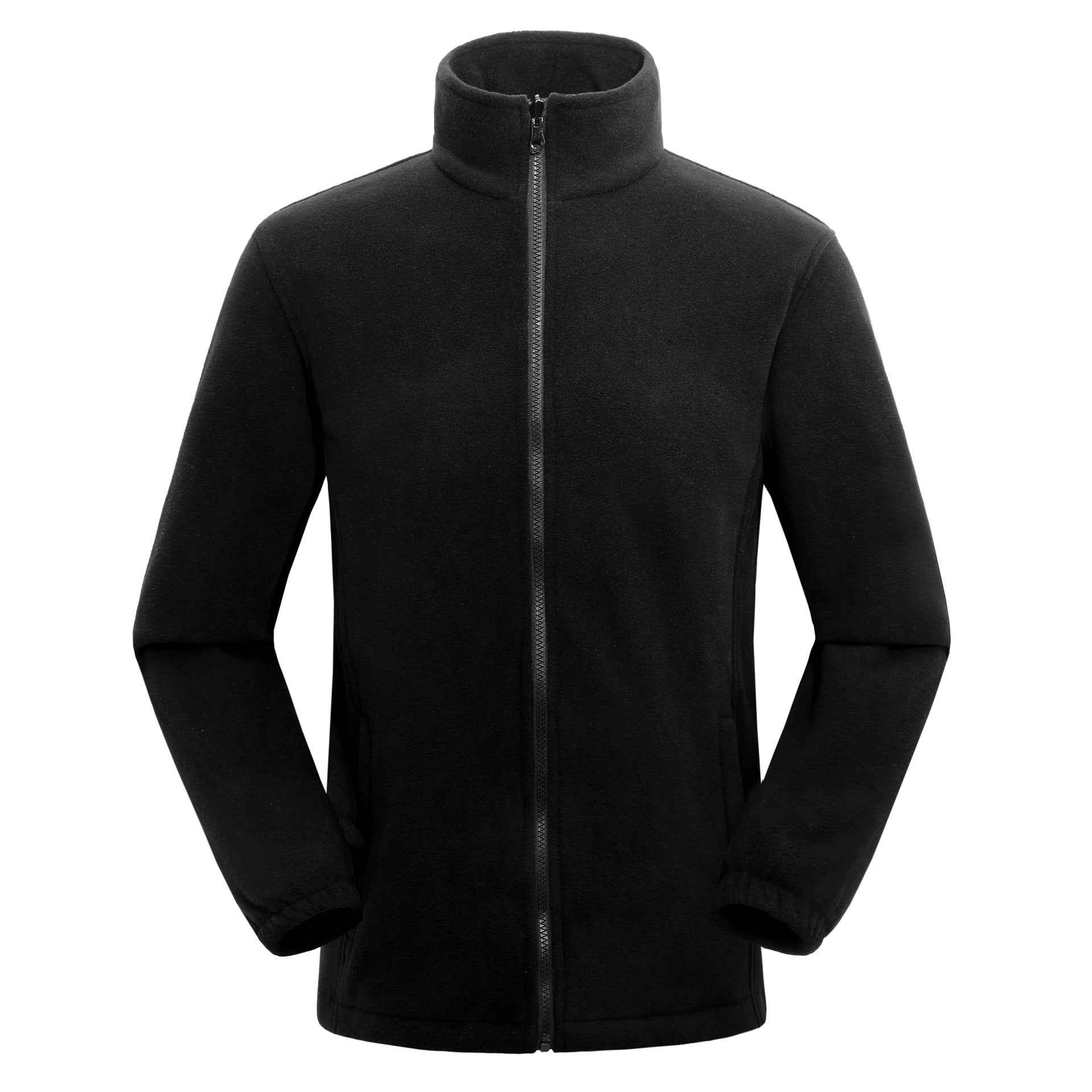 Lätt fleecejacka med full dragkedja för kvinnor