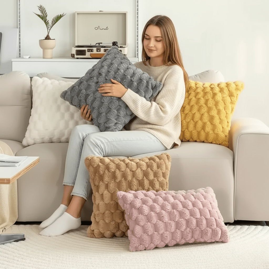 Örngott med 3D-design för modern inredning 1