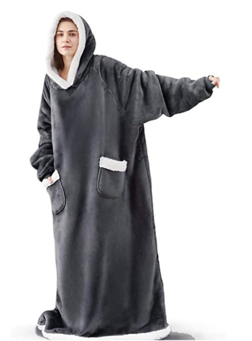 Överdimensionerad Luvtröja Fleece för Damer och Herrar 8