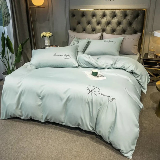 Påslakan med Broderi - Sängkläder för Elegant Sovrum 11