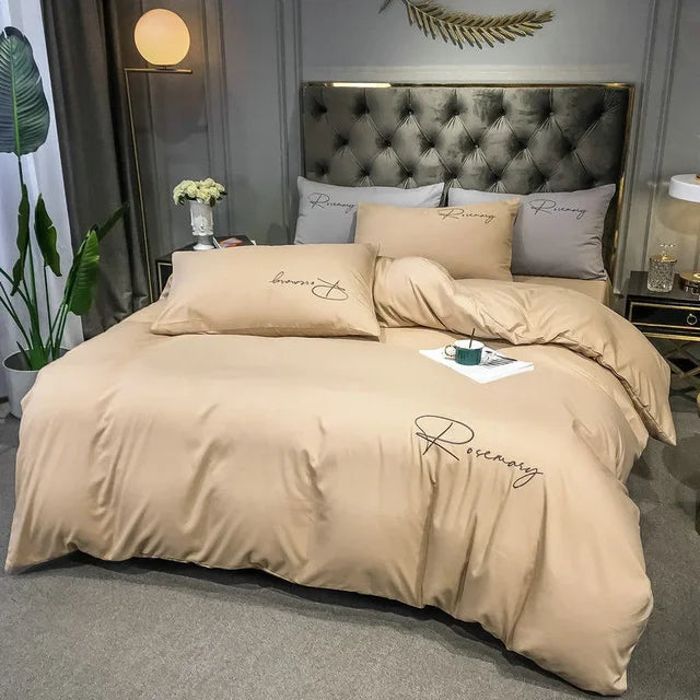 Påslakan med Broderi - Sängkläder för Elegant Sovrum 14