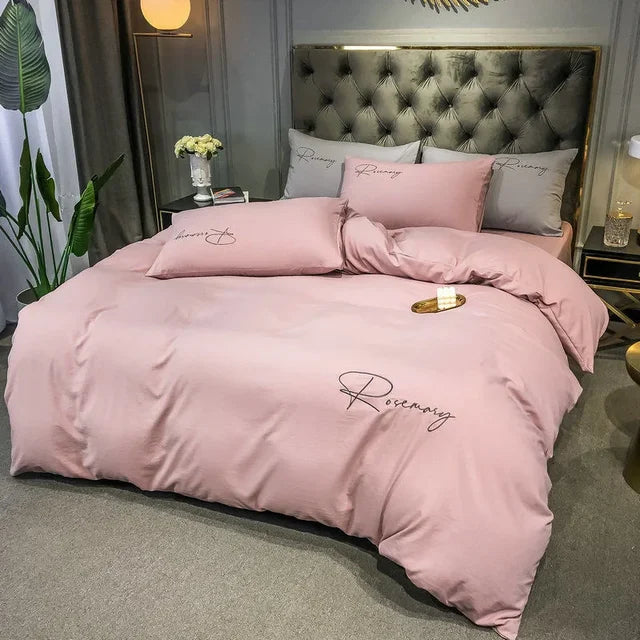 Påslakan med Broderi - Sängkläder för Elegant Sovrum 15