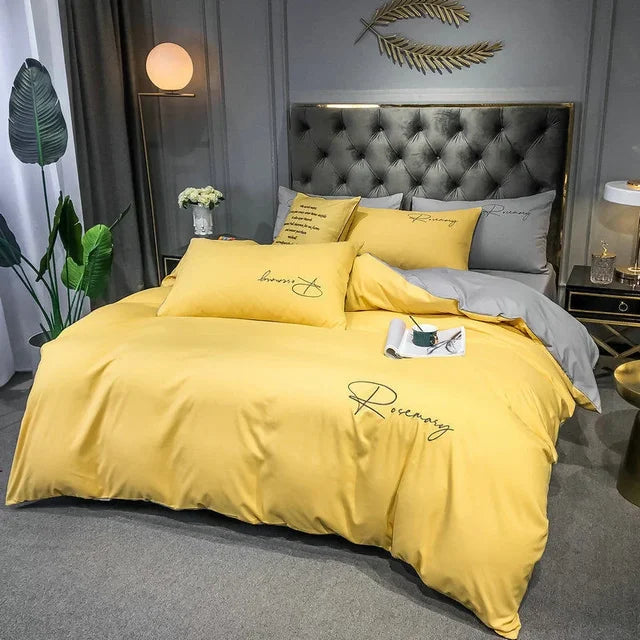 Påslakan med Broderi - Sängkläder för Elegant Sovrum 17