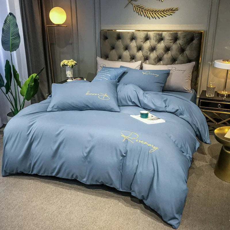 Påslakan med Broderi - Sängkläder för Elegant Sovrum 3