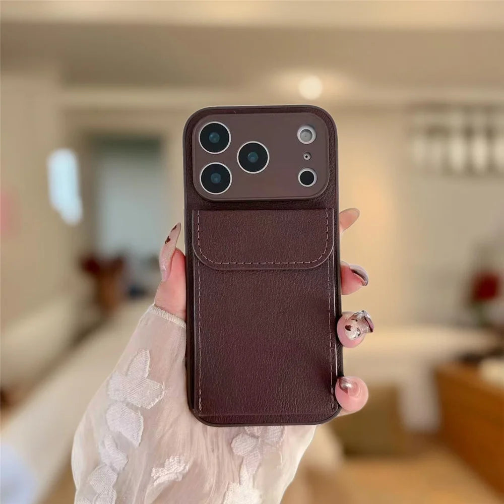 Plånboksfodral för iPhone med kortfack 7