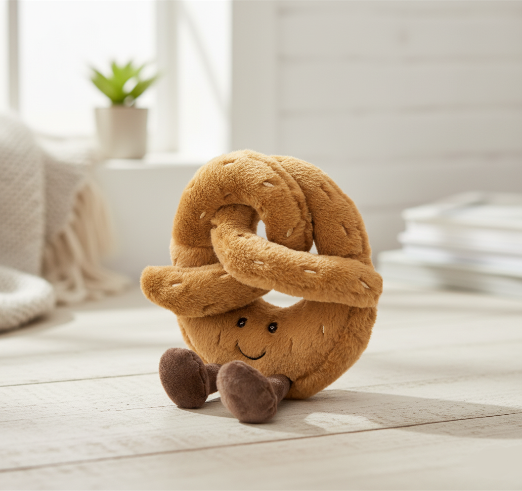 Plyschleksak Bröddesign Croissant Toast För Barn Och Vuxna 2