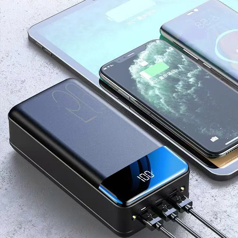 Powerbank 100 000 mAh med snabbladdning – Bärbar strömlösning för resor och nödsituationer 1