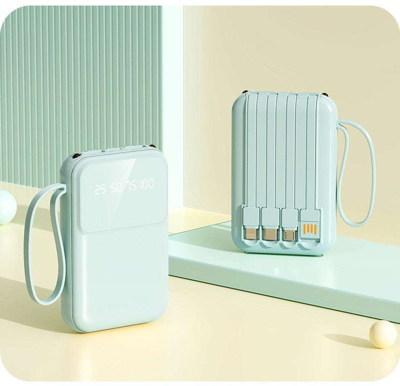 Powerbank 20000mAh Med Digital Display och Flera Anslutningar 5