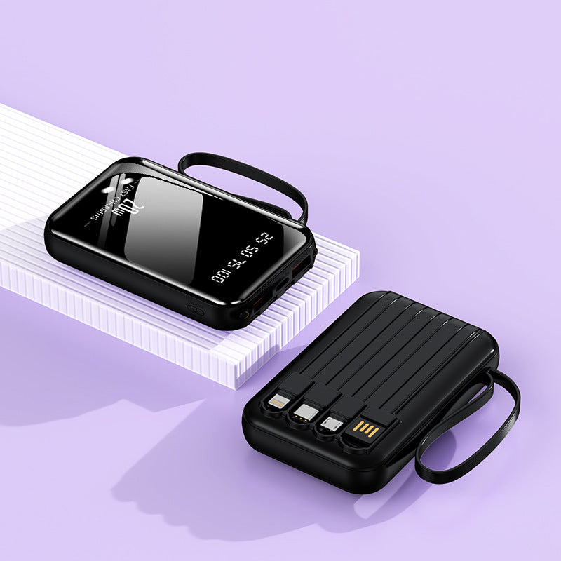 Powerbank 20000mAh Med Digital Display och Flera Anslutningar 7