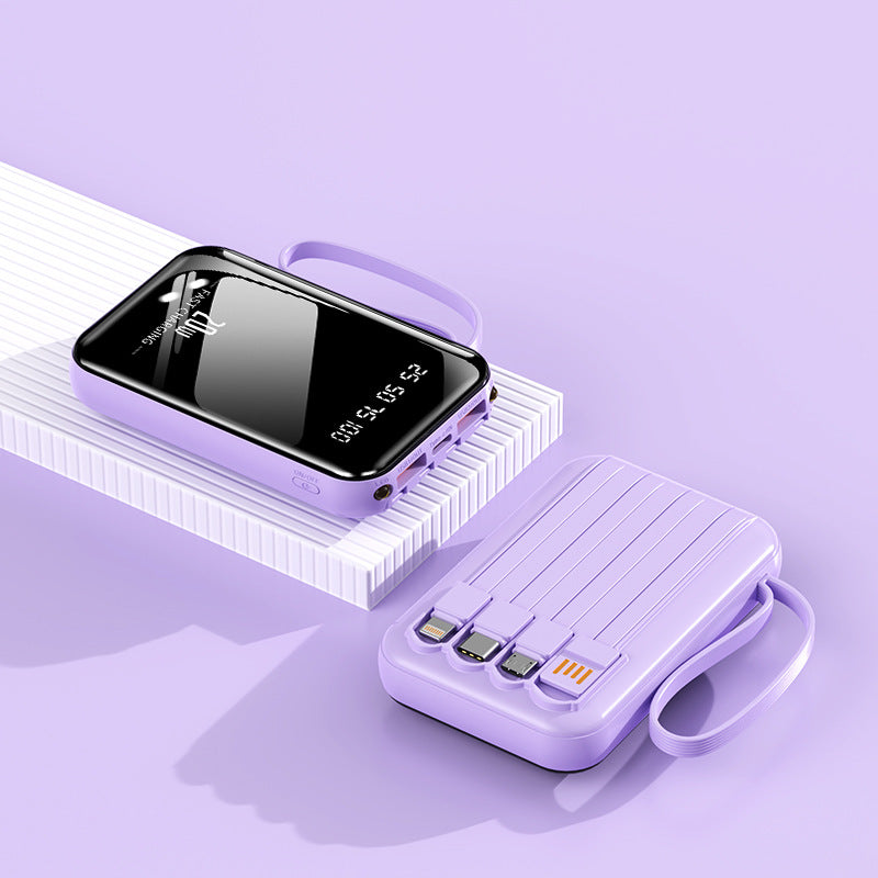 Powerbank 20000mAh Med Digital Display och Flera Anslutningar 8