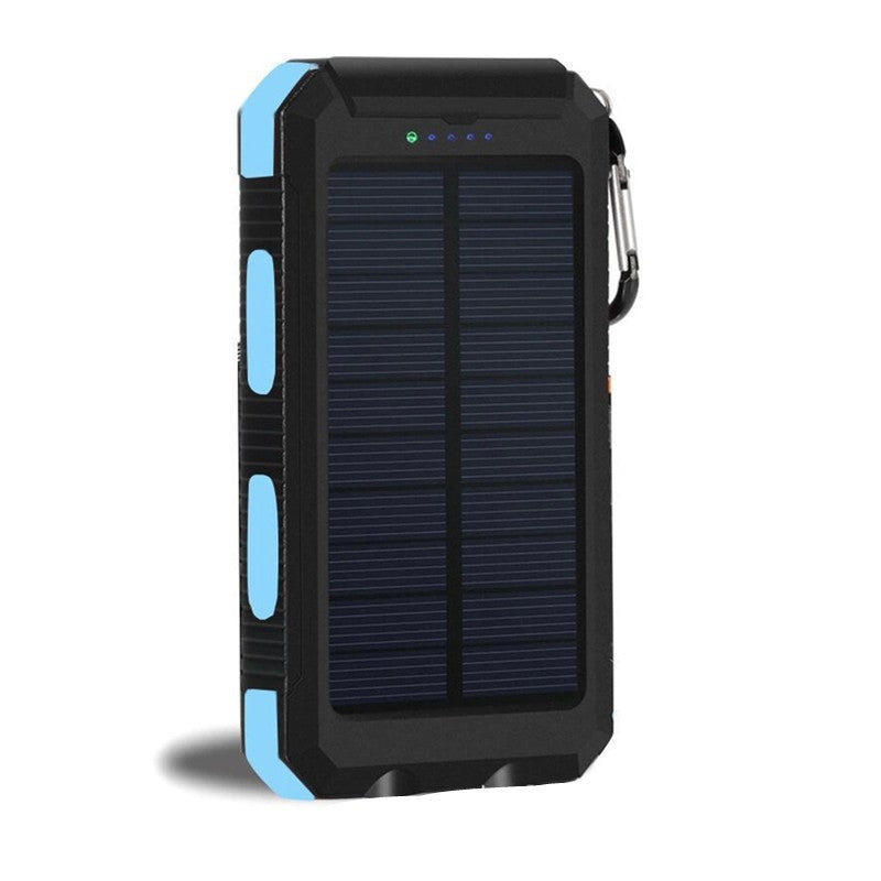 Powerbank för utomhusbruk med solenergiladdning och robust design 7