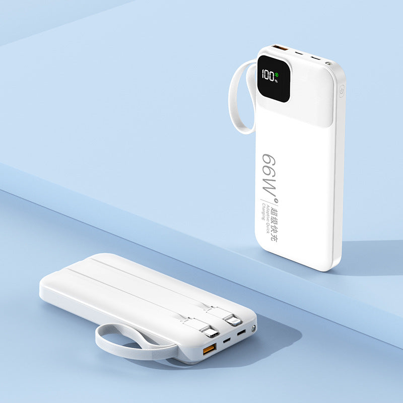 Powerbank med LED-display och snabbladdningsfunktion för mobil och surfplatta 0