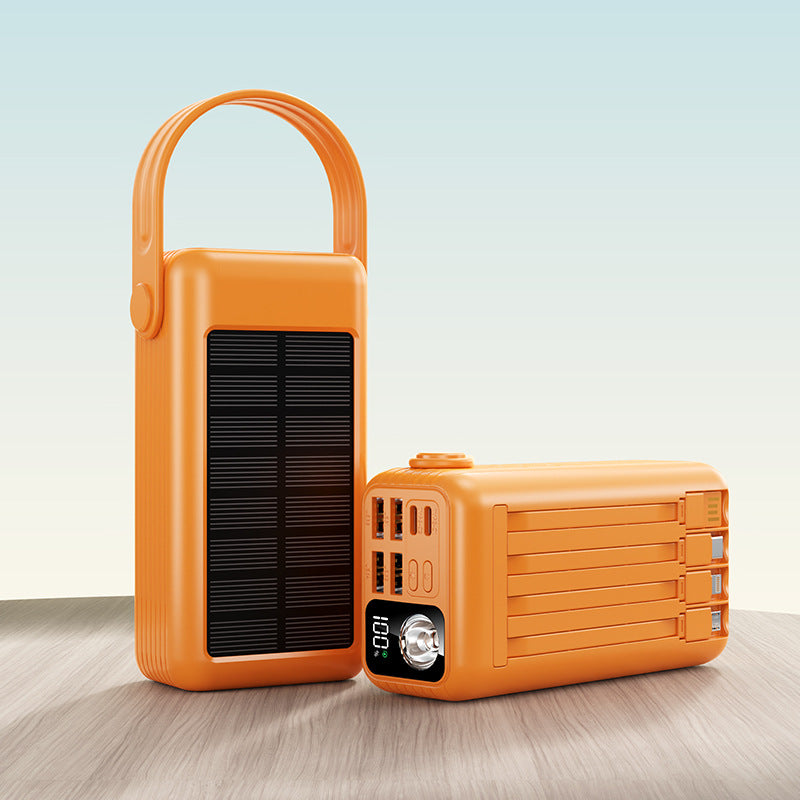 Powerbank med solenergi och flera USB-portar för kvinnor och män 2
