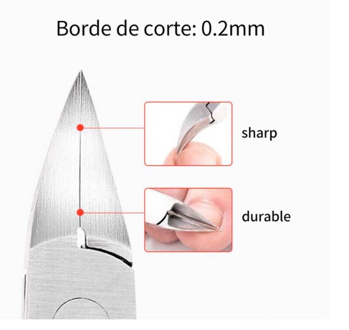 Professionell Nagelklippare Ergonomisk Design 0