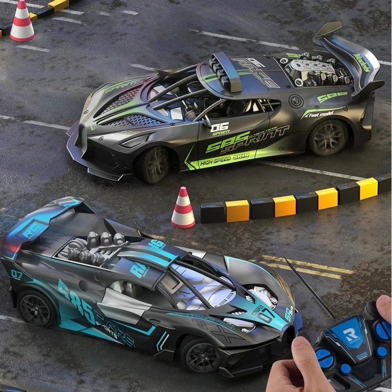 Radiostyrd Bil Barn 1:18 Driftbil med Robust Design och Användarvänlig Fjärrkontroll 3
