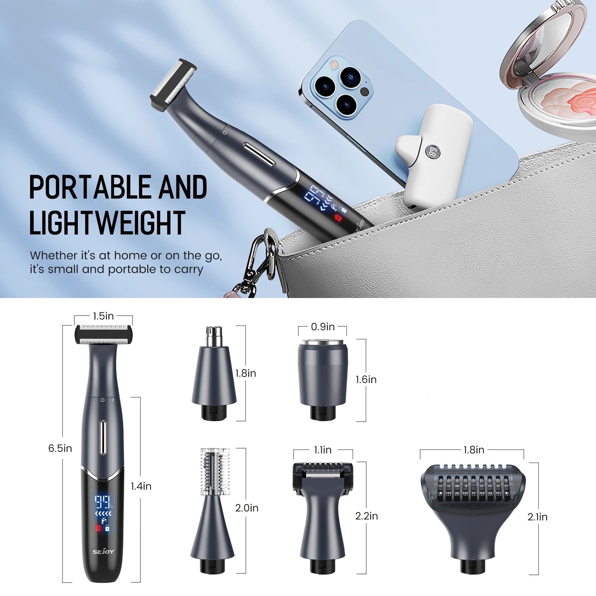 Rakapparat Herr Elektrisk 3D-Flytande Folie för Hela Kroppen och Ansiktet 4