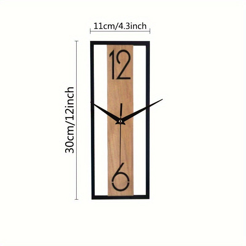 Rektangulär Väggklocka för Hem och Kontor 4