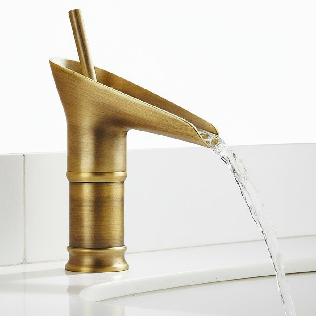 Retro Vattenfallsblandare för Badrum 0