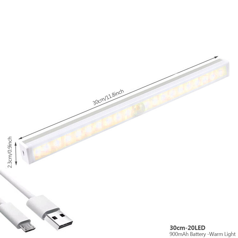 Rörelsesensor Lampa Uppladdningsbar 9