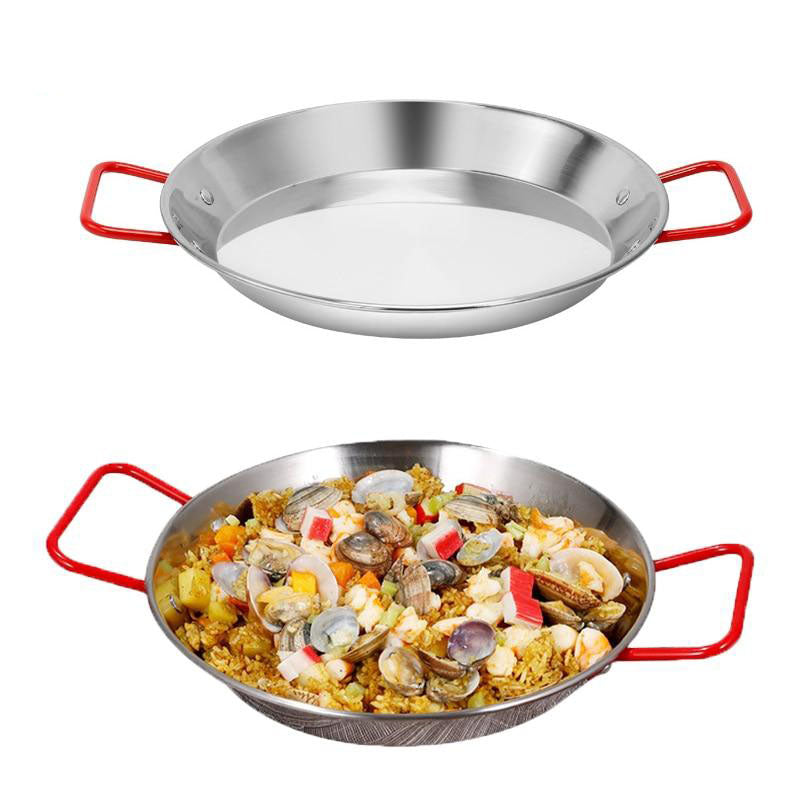Rostfri Stål Stekpanna Spansk Double Ear 0