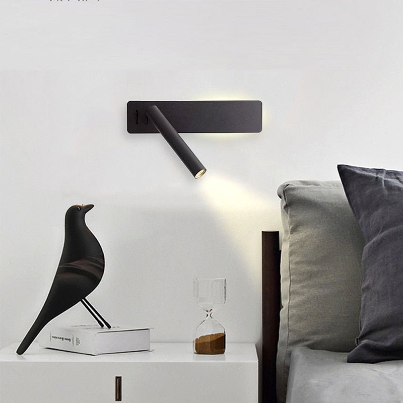 Roterbar LED-lampa för justerbar sängbelysning 3