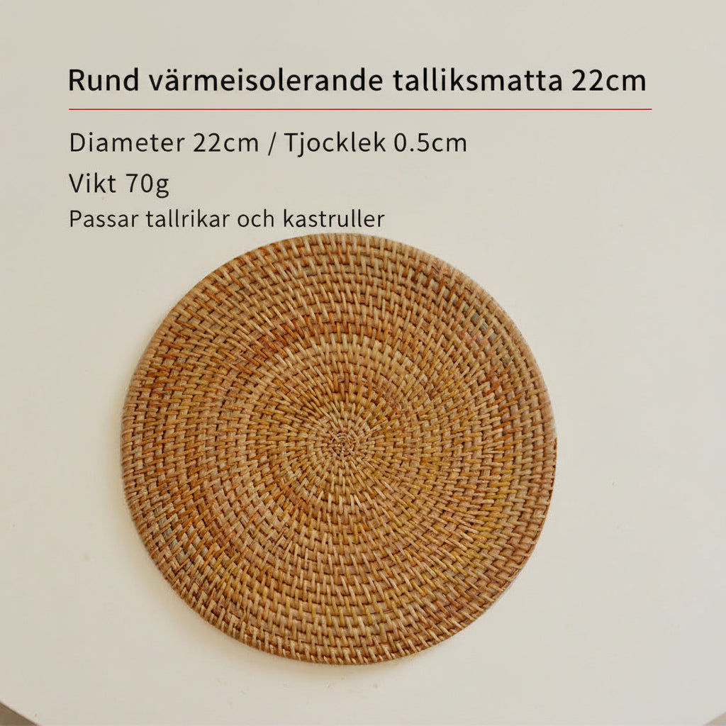 Runt Serveringsfat för Dam Handgjord Design 35 cm 5