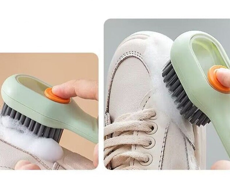 Sleek Handle Shoeshine Brush