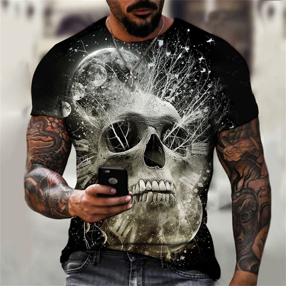 Vintage Skull T-shirtar