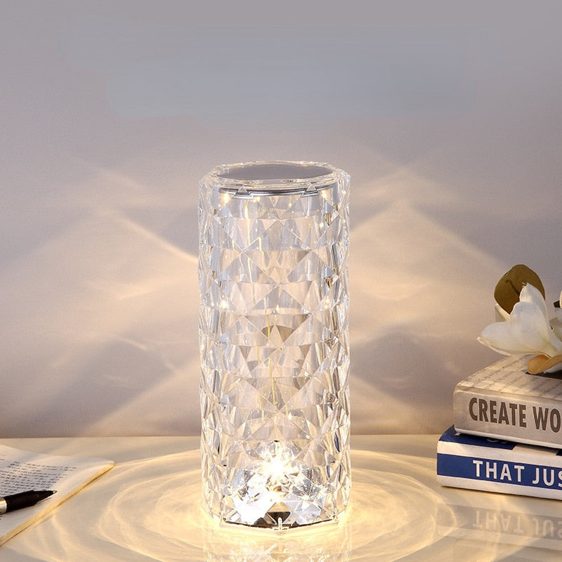 Lampa i diamantkristall