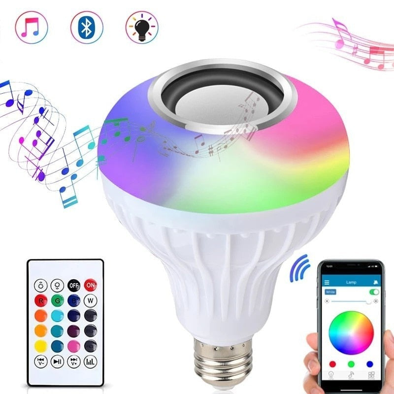 Smart flerfärgad Bluetooth-högtalarlampa
