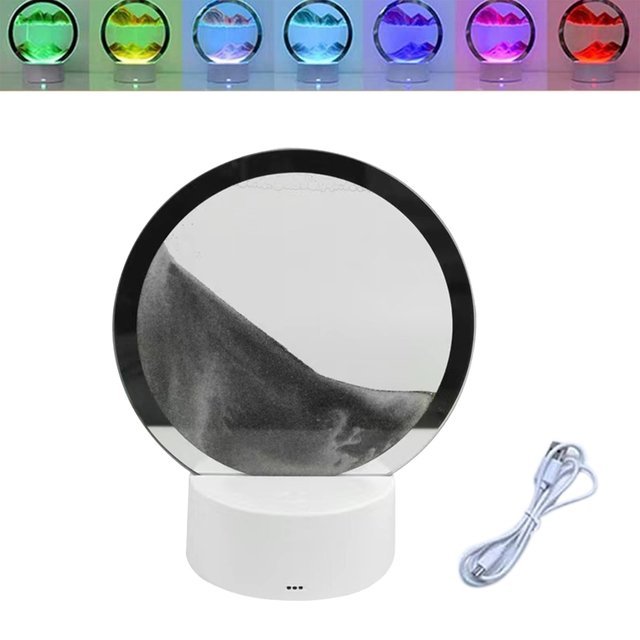 Sand Light Lampa med Justerbar RGB Belysning 8